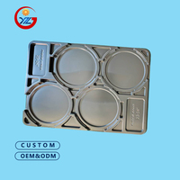 Bandeja de Embalaje Termoformada al Vacío, Negra, Antiestática, de PS Resistente, Personalizada, para Piezas de Equipos Industriales