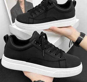 <span class=keywords><strong>Scarpe</strong></span> Sportive Impermeabili Bianche e <span class=keywords><strong>Nere</strong></span> da <span class=keywords><strong>Uomo</strong></span>, <span class=keywords><strong>Suola</strong></span> Morbida in Gomma, Calzature Casual Maschili per Camminare, Nuove Sneakers da <span class=keywords><strong>Uomo</strong></span> - Product Image 4