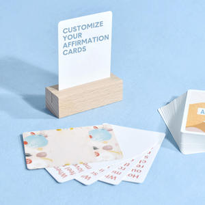Jeu de cartes d'affirmation, jeu de cartes de conversation familiale personnalisé imprimé, jeu de cartes d'affirmation éducatif avec cartes de remerciement - Product Image 5