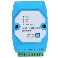 Détecteur de fuite d'eau non localisable compatible TCP/IP en matériau ABS avec alarme de rupture de ligne