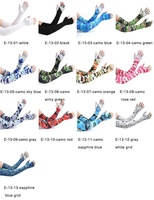 Poliéster Hielo Mano Cubierta Protector solar Refrigeración Brazo Manga Guantes Con Dedo