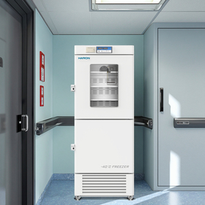 ตู้แช่แข็งและตู้เย็นแบบรวม Haron 298L พร้อมจอ LED แสดงผล อุณหภูมิ -40 องศาเซลเซียส / <span class=keywords><strong>2</strong></span>-8 องศาเซลเซียส ควบคุมด้วยไมโครโปรเซสเซอร์ ได้รับการรับรองมาตรฐาน ISO และ CE สำหรับห้องปฏิบัติการและโรงพยาบาล - Product Image 4