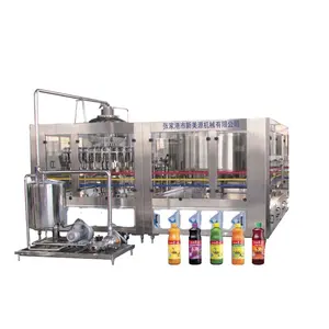 Beverage 330ml rxgf 18-18-6 fruit juice automatic filling machine