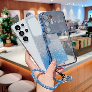 Custodia per cordino in TPU morbido con gradiente di griglie di lusso per Samsung Galaxy S25 S24 S23 <span class=keywords><strong>S22</strong></span> + Ultra FE Love Pattern <span class=keywords><strong>Cover</strong></span> - Product Image 4