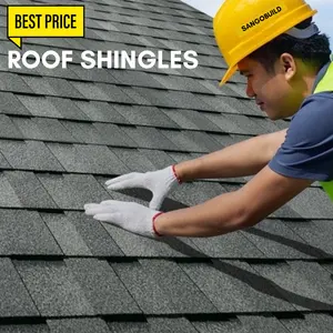 Amerika Shingle standart kiremit üretici toptan perakende çin ucuz asfalt Shingles 3-Tab çatı ingfiyatları