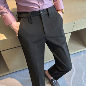 Nuovi <span class=keywords><strong>Pantaloni</strong></span> Casual da Uomo di Alta Qualità, <span class=keywords><strong>Pantaloni</strong></span> Eleganti da Completo per Uomo - Product Image 2