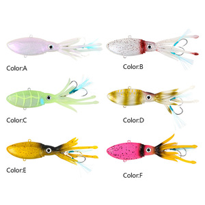 Mồi câu mực phát sáng 90g-250g, câu cá biển sâu, câu mực bằng cần câu, mồi câu mực nhấp nháy, mồi câu mực TPE - Product Image 5