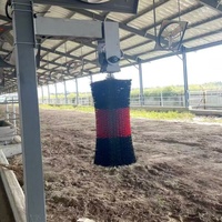 Nouvel équipement de nettoyage pour ferme laitière en nylon, brosse automatique pour vaches, toilettage électrique rotatif pour bétail, pour étable laitière