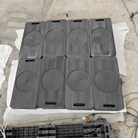 Tapis de support UHMWPE sur mesure pour grue, anti-pression et anti-vieillissement, pour grue montée sur camion et excavatrice