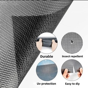 <span class=keywords><strong>Moustiquaire</strong></span> en acier inoxydable résistante aux griffures et aux morsures des animaux domestiques, anti-moustiques, installation DIY, invisible, durable, protection UV - Product Image 5