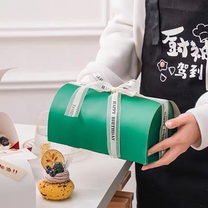 Caja combinada de postre de té de la tarde Madeleine <span class=keywords><strong>Fernan</strong></span> Snow Pound cake roll caja de embalaje de postre occidental logotipo personalizado - Product Image 5