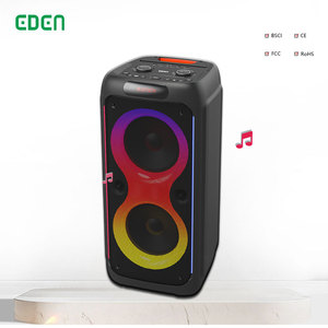 Bocina Doble de 8 Pulgadas para Fiesta Caja de Karaoke DJ Equipo de Sonido Amplificado 310 <span class=keywords><strong>710</strong></span> 1000 Caixa Amplificada Partybox - Product Image 2