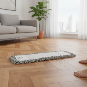 Gizmop Mopa giratoria de 50 cm con mango, de microfibra, autoescurrible, sostenible, duradera, reutilizable, moderna, para suelos de parquet - Funda para mopa - Product Image 3