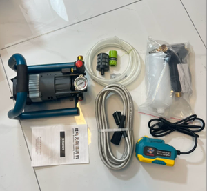 เครื่องฉีดน้ำแรงดันสูงไร้สายแบบชาร์จไฟได้ แบตเตอรี่ลิเธียม 21V ปั๊มแบบไร้แปรงถ่าน สำหรับทำความสะอาดบ้าน รถยนต์ และการเพาะเลี้ยงสัตว์น้ำ - Product Image 3