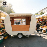 Remorque à gaufres homologuée DOT, camion de restauration rapide, chariot commercial pour café et nourriture