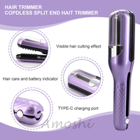 Tondeuse à cheveux électrique professionnelle sans fil pour pointes fourchues