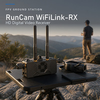 Récepteur vidéo numérique HD FPV RunCam WiFiLink-RX 5.8G sans fil pour unité aérienne RunCam WiFiLink2, drone FPV, aile fixe, voiture RC
