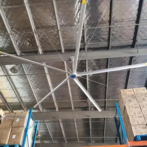 מאווררי HVLS 24ft 1.5KW HVLS תעשייתי מאוורר תקרה גדול למחסן