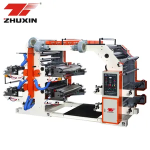 2 4 6 8 Kleuren Ci Gearless Flexografische Printer Enkele 2 3 4 6 8 Kleuren Mini Flexo Grafische Drukmachine