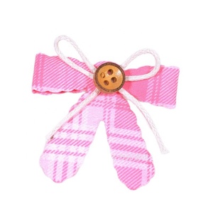 Nouvelle Broche en Tissu à Nœud Carré Style Forêt à Motif Écossais en Fer, Accessoire DIY Unisexe Fait Main pour Vêtements d'Enfants, Mariage et Fête - Product Image 5