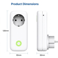 AIKEEPER Termostato Intelligente per Riscaldamento a Pavimento con Presa WiFi, Umidostato, Misuratore di Potenza, Timer, Risparmio Energetico e Sicurezza 110-230V