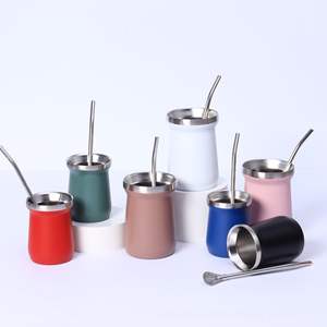 5oz stile argentino in acciaio inox Mate tazza a doppio strato bottiglia di birra sottovuoto brasiliano Mini tazza di caffè portatile - Product Image 2