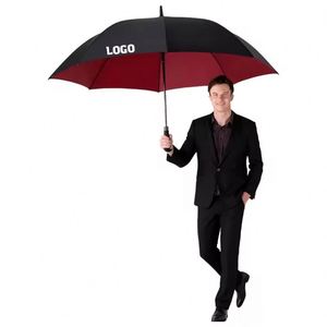 Double Layer Extra <b>Large</b> Big Branded Golf <b>Umbrella</b> Heavy Duty Big Long Automatic Windproof Golf <b>Umbrella</b> Custom Logo - Product Image 1