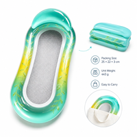 Matelas Gonflable Pliable en PVC avec Filet de Fixation pour Piscine, Chaise Longue Flottante, Lit de Piscine, Hamac Aquatique, Matelas Pneumatique Zhejiang Entertainment