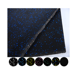 Tập thể dục cao su sàn Mat bền phòng tập thể dục EPDM + SBR phòng tập thể dục cao su sàn thảm gạch - Product Image 2