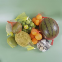 Sacs en filet HDPE pour légumes, fruits, oignons, pommes de terre, oranges, ail - Divers emballages