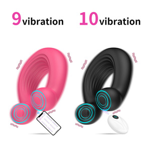 APP anelli per il controllo remoto del rubinetto con chiusura del pene in Silicone a doppio Shock ritardano i prodotti per il sesso maschile - Product Image 4