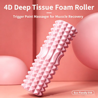 Rouleau en mousse EVA JY 4D à points de pression pour massage des fascias, taille et couleur personnalisables pour la récupération musculaire du corps entier