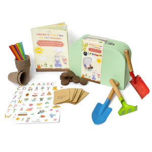 La valise du petit <span class=keywords><strong>jardinier</strong></span> Outils de jardinage pour enfants Cadeaux d'aménagement paysager pour enfants Anniversaire Herb Intérieur - Product Image 6