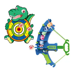 Jeu de fléchettes avec balles collantes pour enfants, jeu éducatif avec balles collantes, tir à l'arc, cible de dinosaure, ensemble de jeu interactif, jouet sportif - Product Image 1