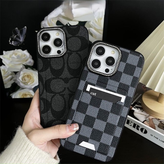 Personalized Luxury Retro Wallet Leather Back Cover Card Holder Case for iPhone 15 Pro Max Plus 14 13 12 11 Business Phone Case