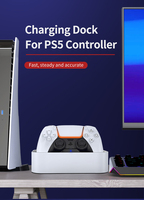 Vente en gros OEM Logo Design Dual Controllers Station de charge pour accessoires PS5 Support de station de chargement