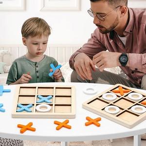 <span class=keywords><strong>เกม</strong></span>หมากรุก Montessori TAC TAC Tac Toe ต่อสู้<span class=keywords><strong>เกม</strong></span>โต๊ะ <span class=keywords><strong>XO</strong></span> ของเล่น Tic Tac TAC Tac Toe <span class=keywords><strong>เกม</strong></span>กระดานไม้ - Product Image 5