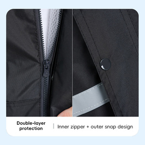 <span class=keywords><strong>Impermeabile</strong></span> da <span class=keywords><strong>uomo</strong></span> e da donna <span class=keywords><strong>impermeabile</strong></span> per moto con strisce riflettenti in stile <span class=keywords><strong>classico</strong></span> riutilizzabile e portatile attrezzatura di sicurezza per bici - Product Image 4