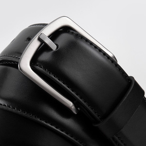 Cinturón de cuero de vaca retro de lujo para <span class=keywords><strong>hombre</strong></span>, Pin de comercio transfronterizo para hebilla, longitud personalizada versátil, venta al por mayor para Amazon <span class=keywords><strong>AliExpress</strong></span> - Product Image 2