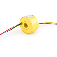 Moflon 3/5/8/9/12 pôles broche anneau de glissement Joint rotatif connecteur rotatif électrique