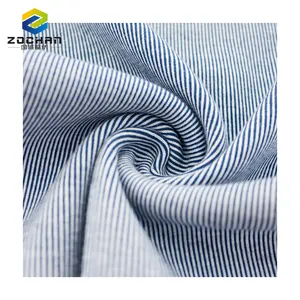 Super valeur 100% coton biologique vcal bar interlock tissu tricoté doux pour sweat-shirt de vêtement