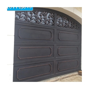 Commercio all'ingrosso Nero di Sicurezza <span class=keywords><strong>In</strong></span> <span class=keywords><strong>Ferro</strong></span> Battuto Porta Del <span class=keywords><strong>Garage</strong></span> Automatico - Product Image 1