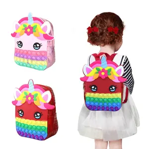 Sac à dos en Silicone pour enfants, anti-Stress, presse à bulle, accessoires sensoriels - Product Image 1