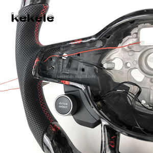 Pour <span class=keywords><strong>Volkswagen</strong></span> Golf GTI MK7 Volant en Fibre de Carbone Forgé R avec Écran LED Intelligent et Boutons Multifonctions Personnalisation - Product Image 4