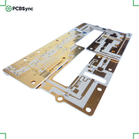 PCBSync Rogers RT/duroid 6002 1.0mm 2oz Or dur 6 couches Carte de communication aérospatiale
