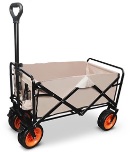 Vagoneta Eléctrica <span class=keywords><strong>Plegable</strong></span> de Cuatro Ruedas Personalizada, con Capacidad de Carga de 100 kg, Control por Aplicación, Certificación CE y FCC, Carrito <span class=keywords><strong>Plegable</strong></span> para Exteriores - Product Image 5