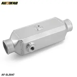 AUTOFAB - High Performance Aluminum 13.75"x4.75"X4" Bar & Plate Front Mount Water-To-Air Turbo Intercooler AF-SL5047