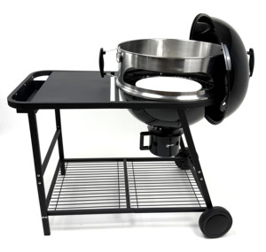 22.5 inch thép ngoài trời Ấm đun nước nướng lò nướng bánh pizza với điện Rotisserie Kit BBQ nướng bánh pizza Vòng bảng thịt nướng - Product Image 2