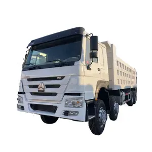 HOWO Sinotruck kullanılan DAMPERLİ KAMYON 8*4 50ton 12 tekerlekler ağır damperli kamyon