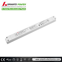 Boîtier en plastique, format compact, alimentation AC-DC à tension constante, sans variation de luminosité, driver LED 12V 24V 36V 48V 60W